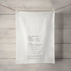 Mamoul Recipe Linen Tea Towel - Tea + Linen