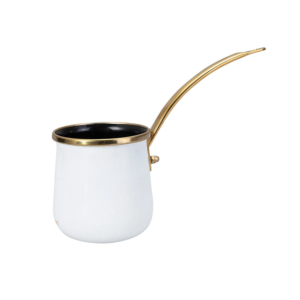 Mandra Enamel Cezve Coffee Pot - Tea + Linen