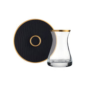 Marmara Black and Gold Tea Set - Tea + Linen