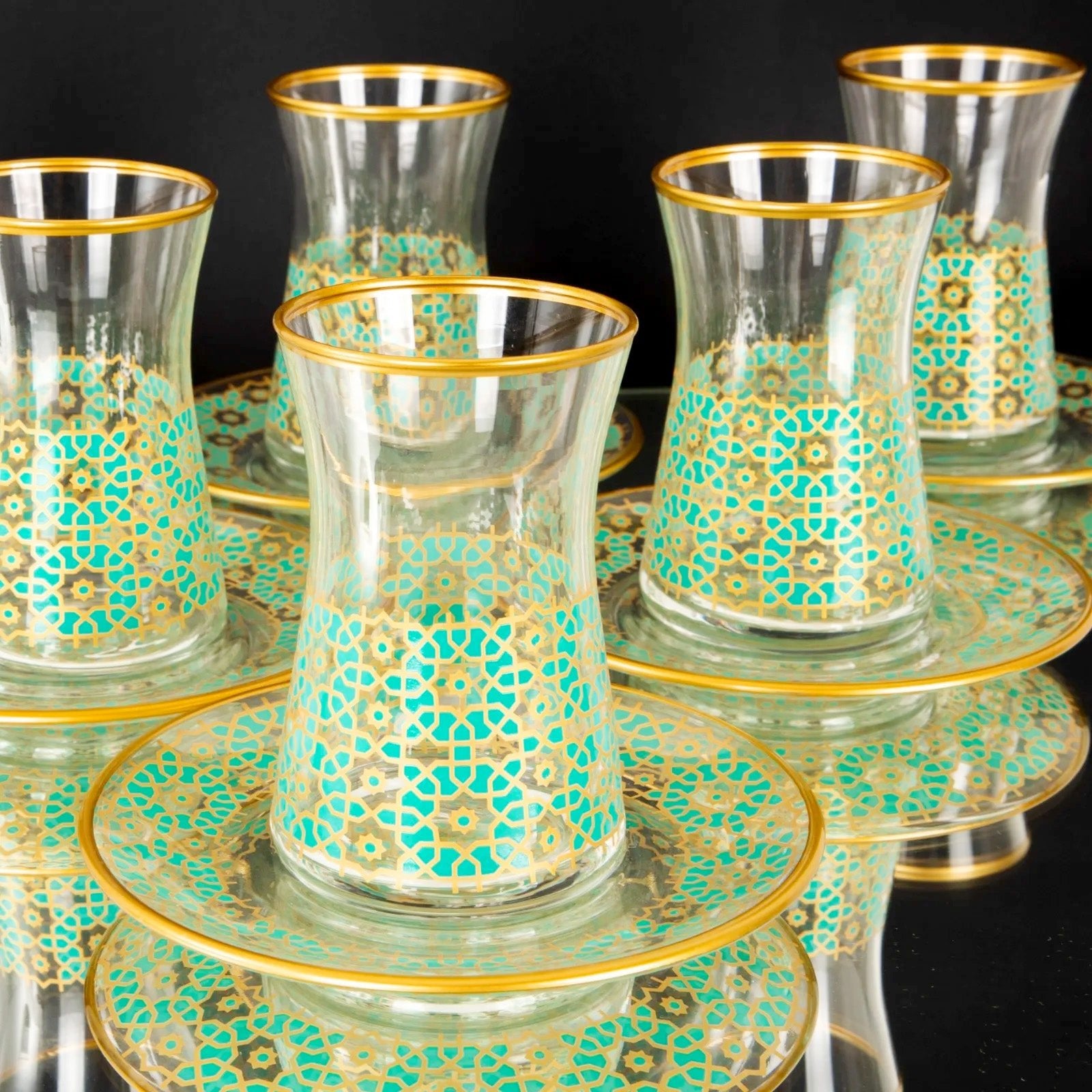 Mersin Tea Cups - Set of 6 - Tea + Linen