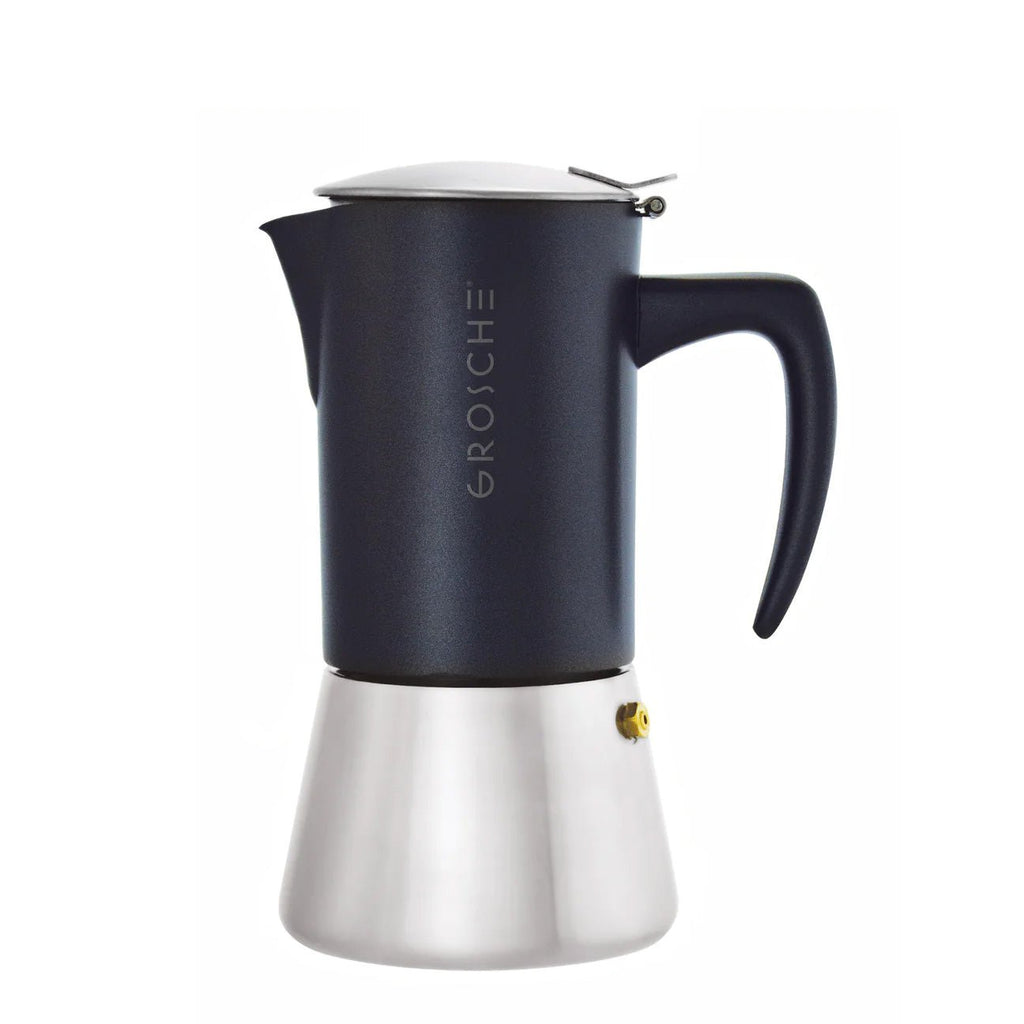 Milano Steel Stovetop Espresso Maker, Black - Tea + Linen