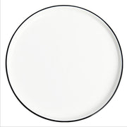Milo Black Rim 10” Plates - Set of 4 - Tea + Linen