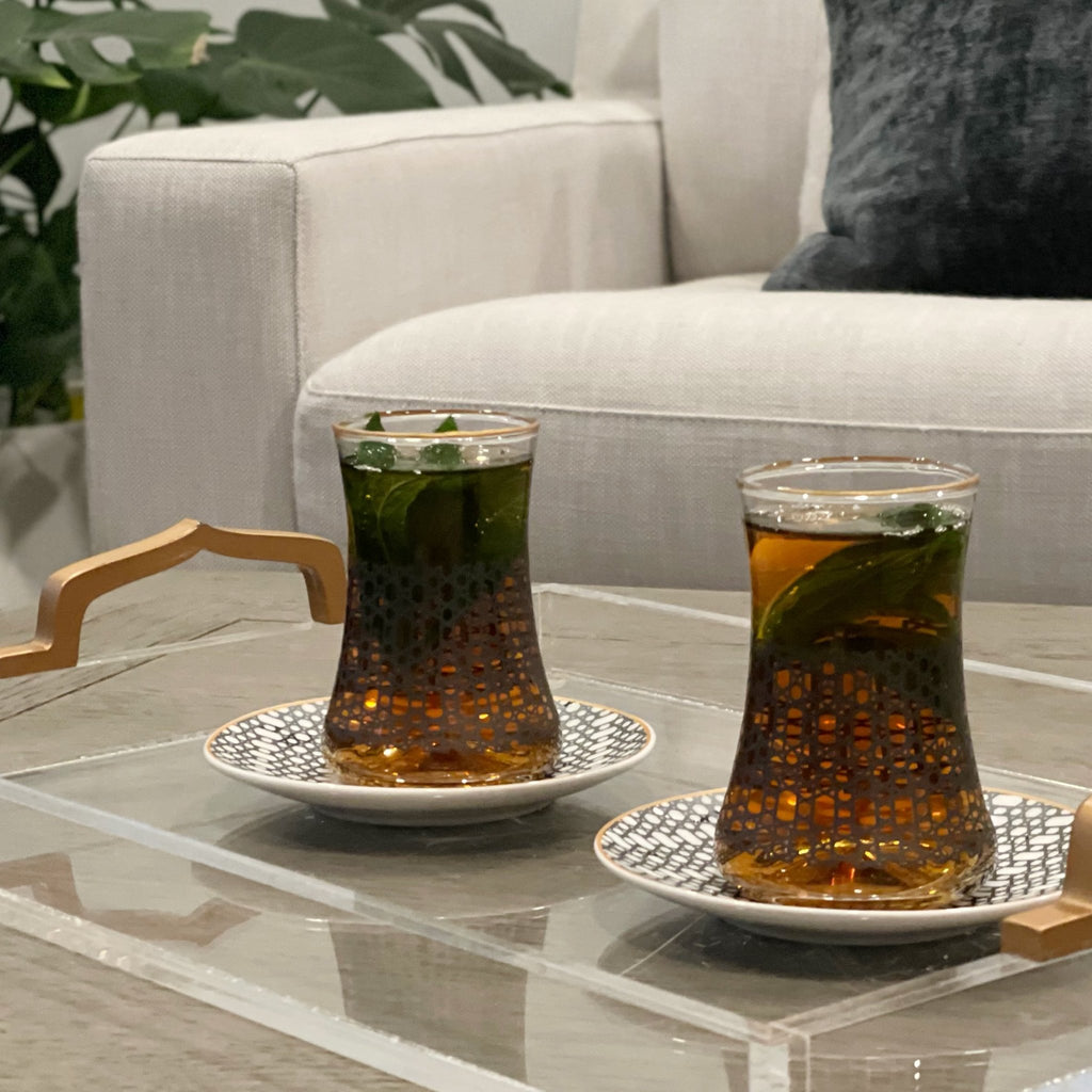 Mina Coffee and Tea Gift Set - Tea + Linen