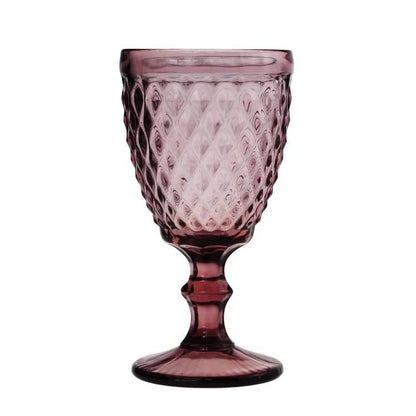 Mira Glass Water Goblet - Tea + Linen