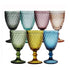 Mira Glass Water Goblet - Tea + Linen