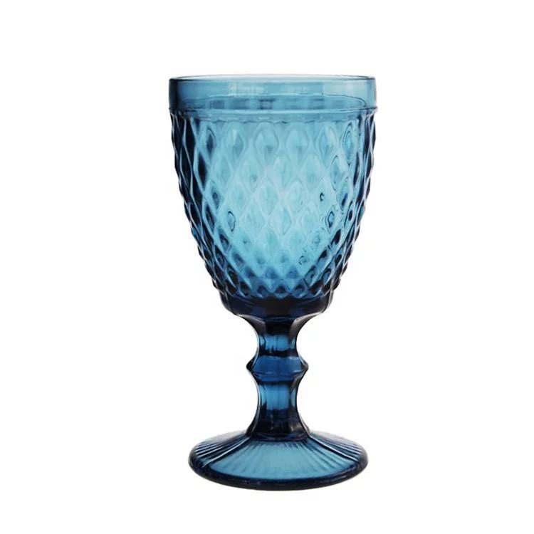 Mira Glass Water Goblet - Tea + Linen