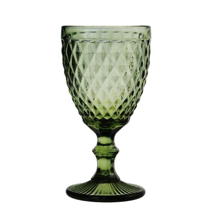 Mira Glass Water Goblet - Tea + Linen