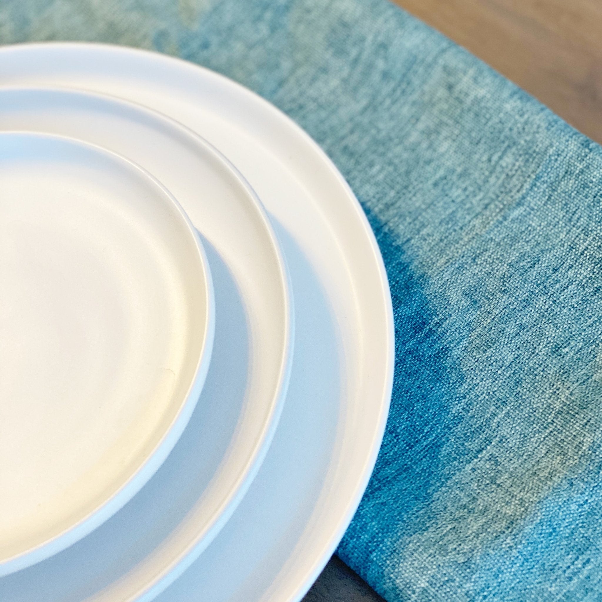 Nordic 10" Dinner Plate - Set of 6 - Tea + Linen