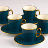 Organic Dyed Porcelain Coffee Set - Tea + Linen