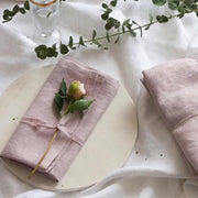 Pink Cotton Napkin - Set of 4 - Tea + Linen