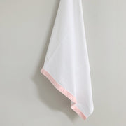 Pink Fringe Tea Towel - Tea + Linen