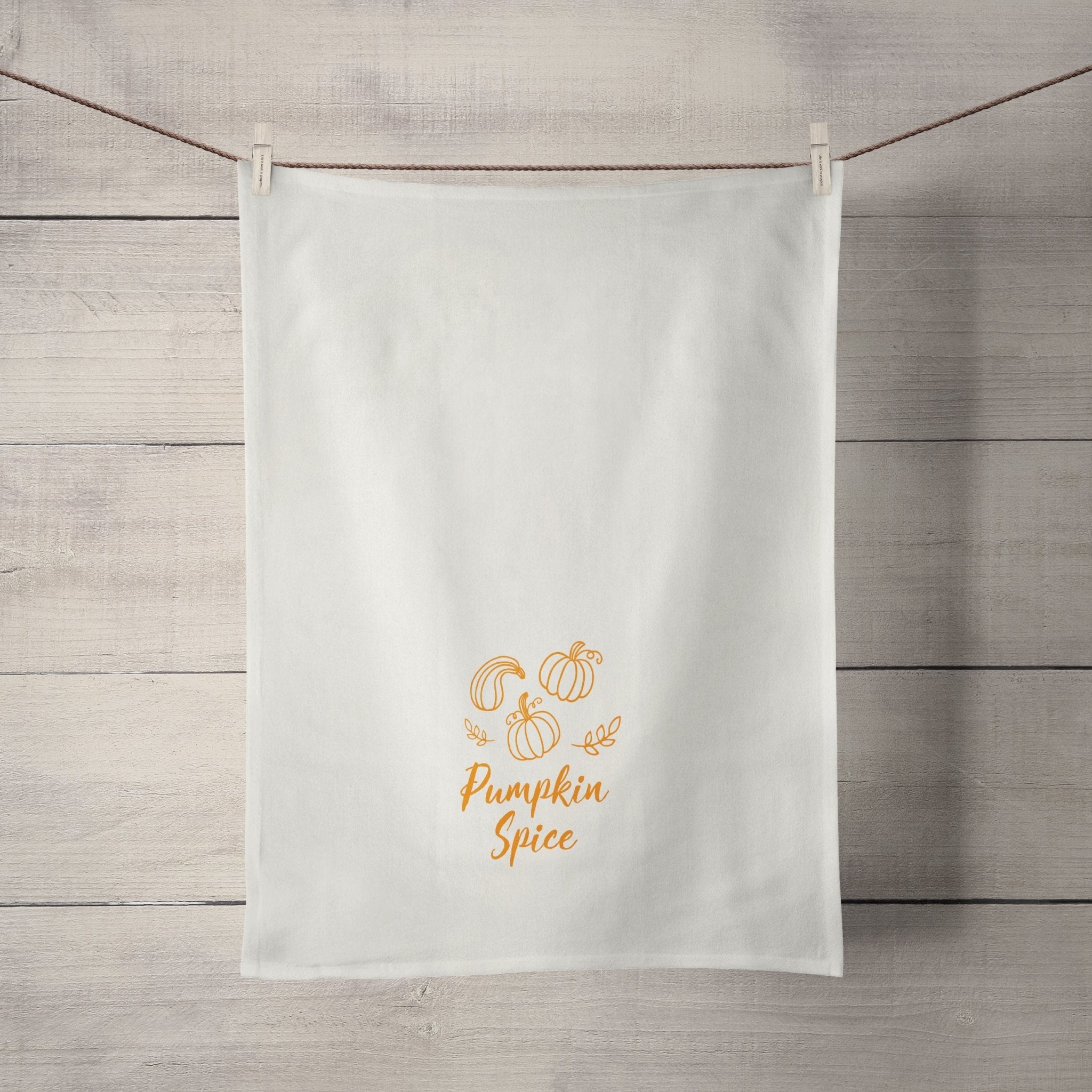 Pumpkin Spice Tea Towel - Tea + Linen