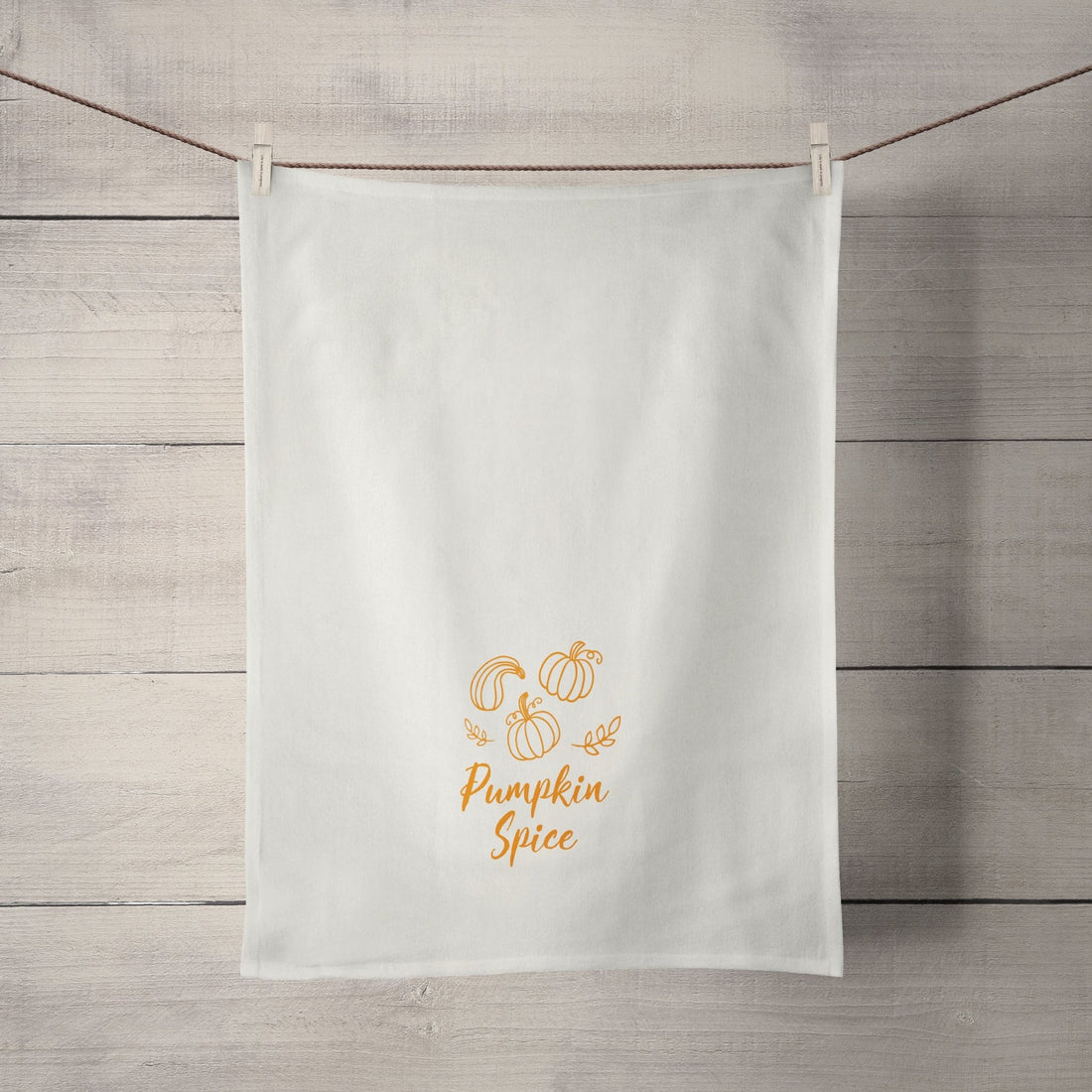 Pumpkin Spice Tea Towel - Tea + Linen