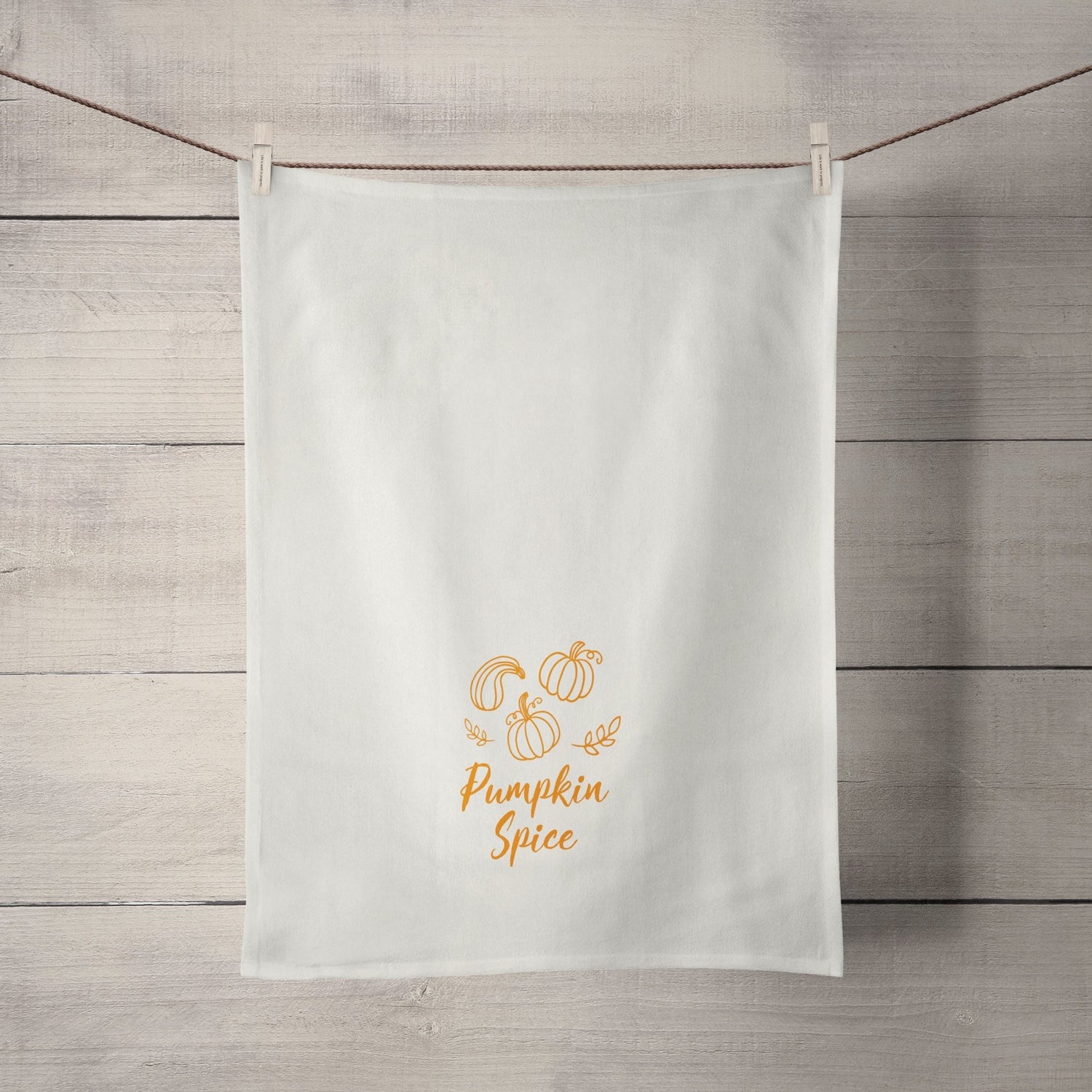 Pumpkin Spice Tea Towel - Tea + Linen