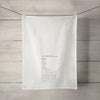 Qatayif recipe tea towel - Tea + Linen