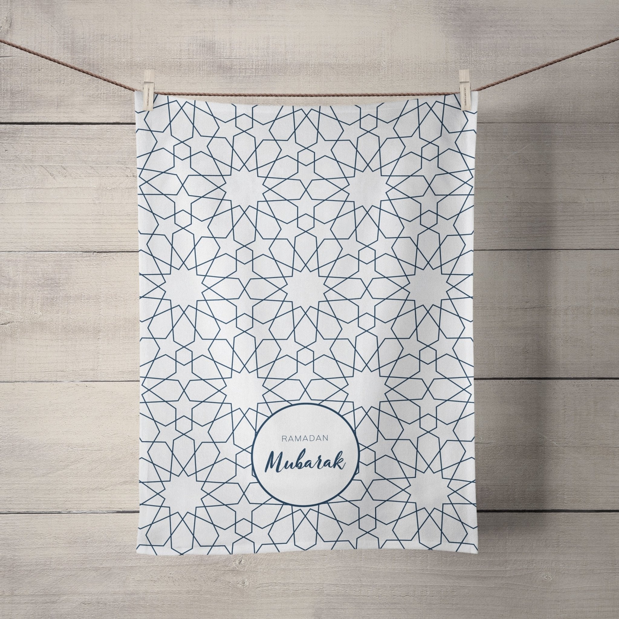 Ramadan Mubarak Tea Towel - Tea + Linen