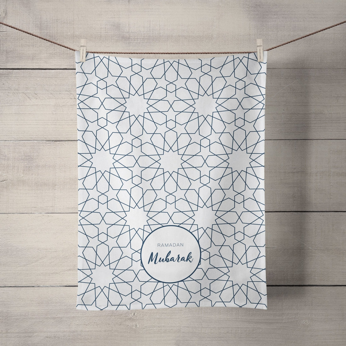 Ramadan Mubarak Tea Towel - Tea + Linen