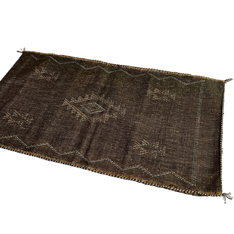 Rectangle Cactus Silk Pillow Cover - Brown - Tea + Linen