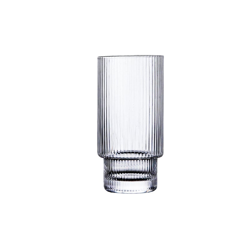 Ribbed Drinking Glass - Tea + Linen