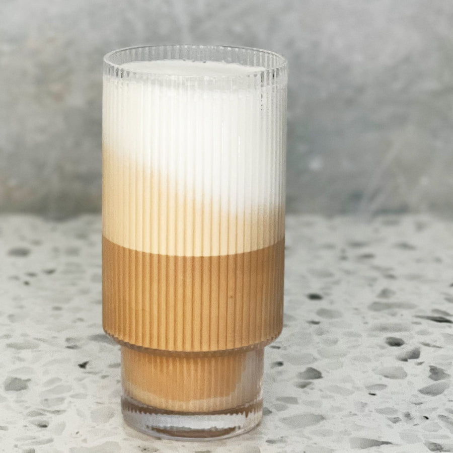 Ribbed Drinking Glass - Tea + Linen