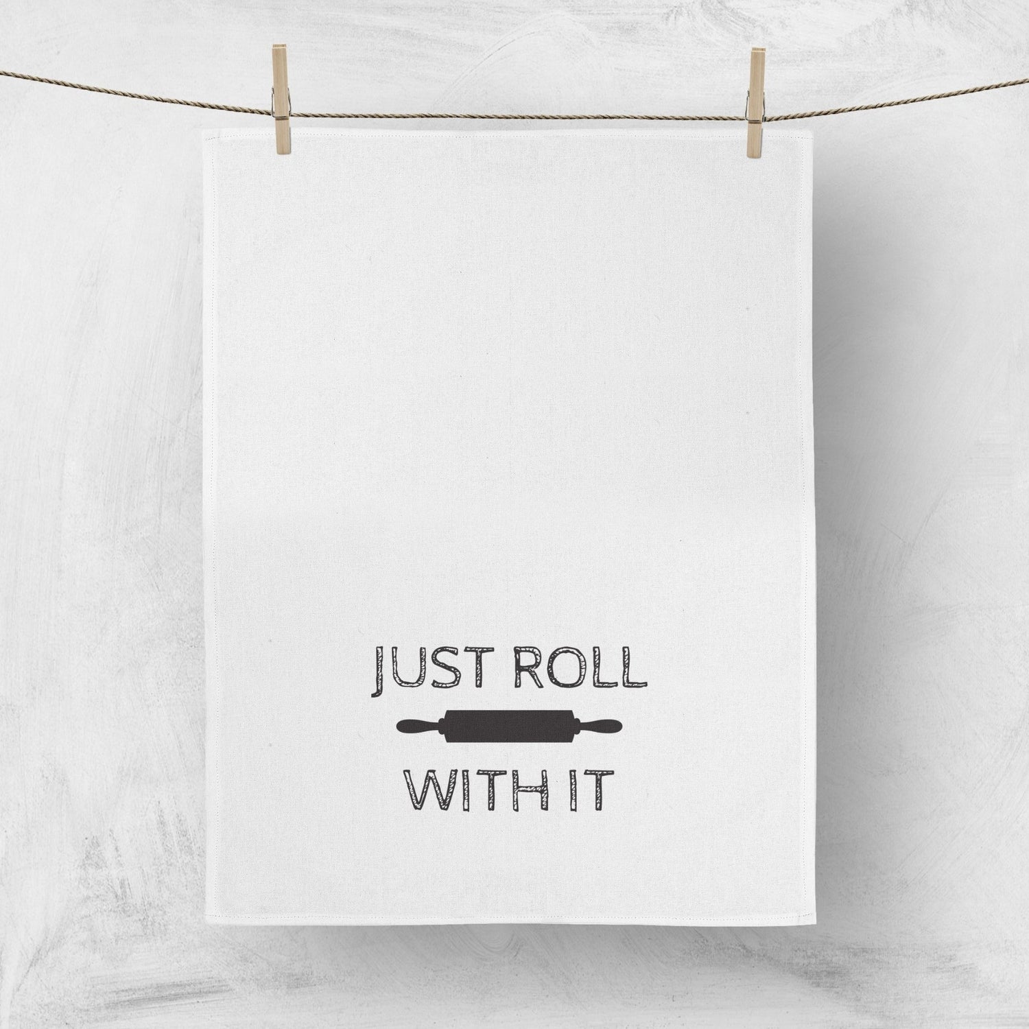 Roll with it Tea Towel - Tea + Linen