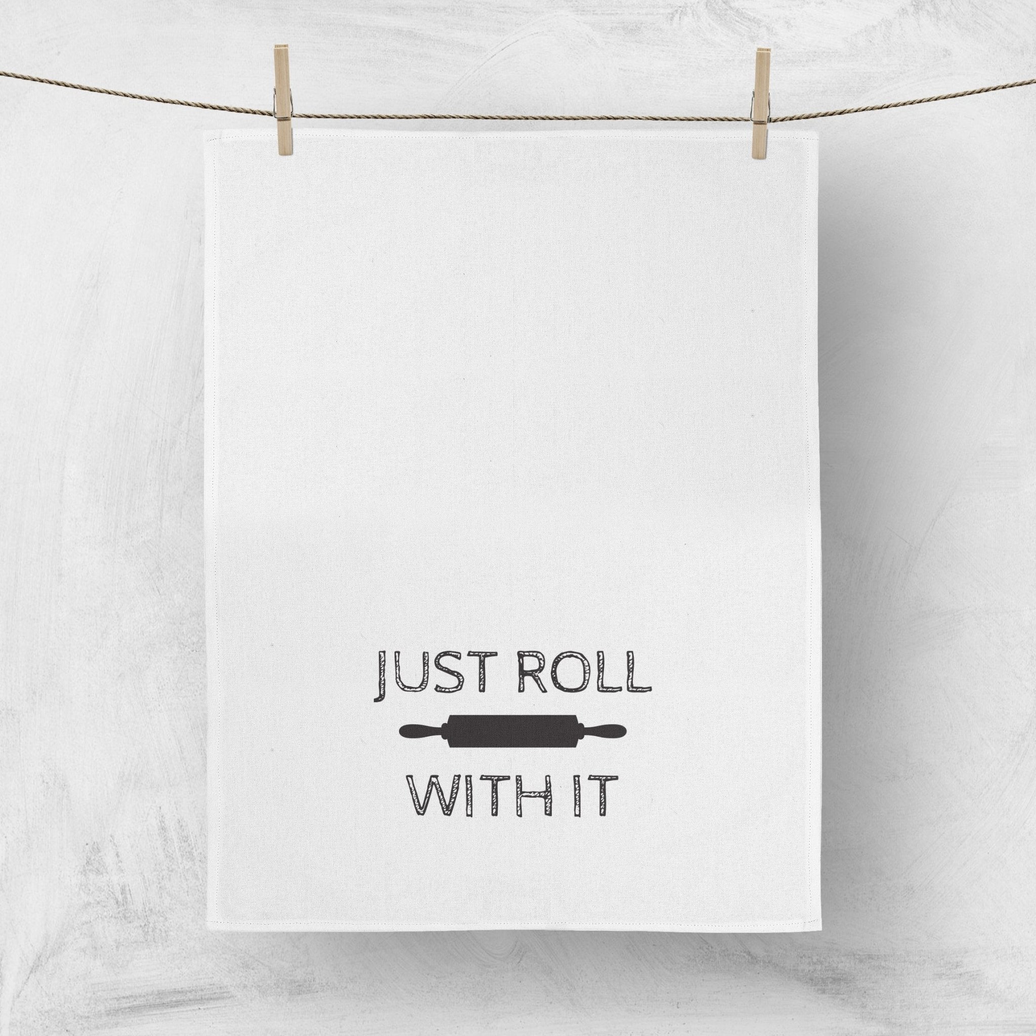 Roll with it Tea Towel - Tea + Linen