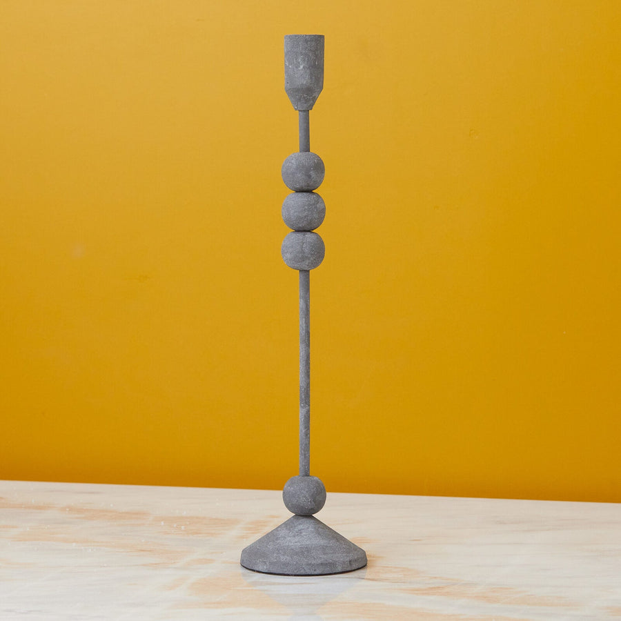 Safad Candlestick, Tall - Tea + Linen
