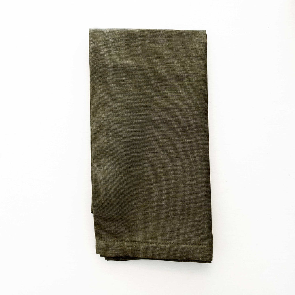 Stone Washed Linen Napkin - Set of 4 - Tea + Linen