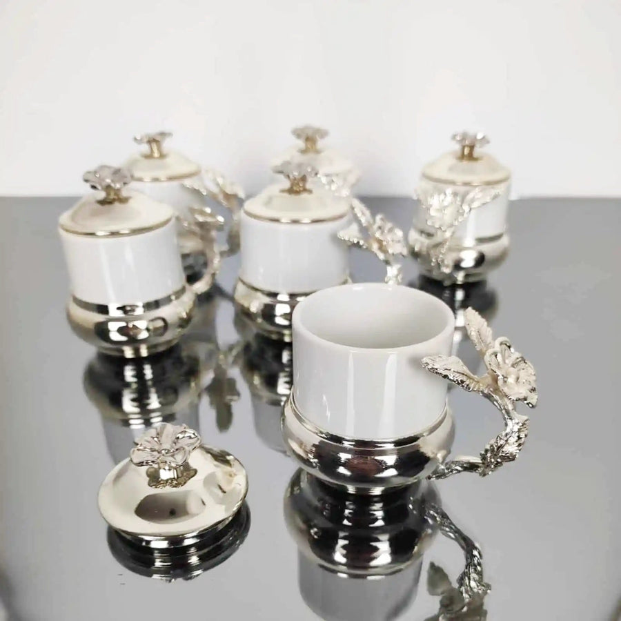 Taj Coffee Cups - Set of 6 - Tea + Linen