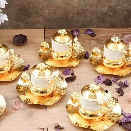 Taj Coffee Cups - Set of 6 - Tea + Linen