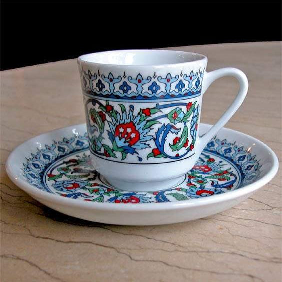Topkapi Coffee Cup Set - Tea + Linen