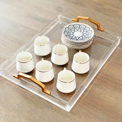 Turkish Coffee Cups - Set of 6 - Tea + Linen