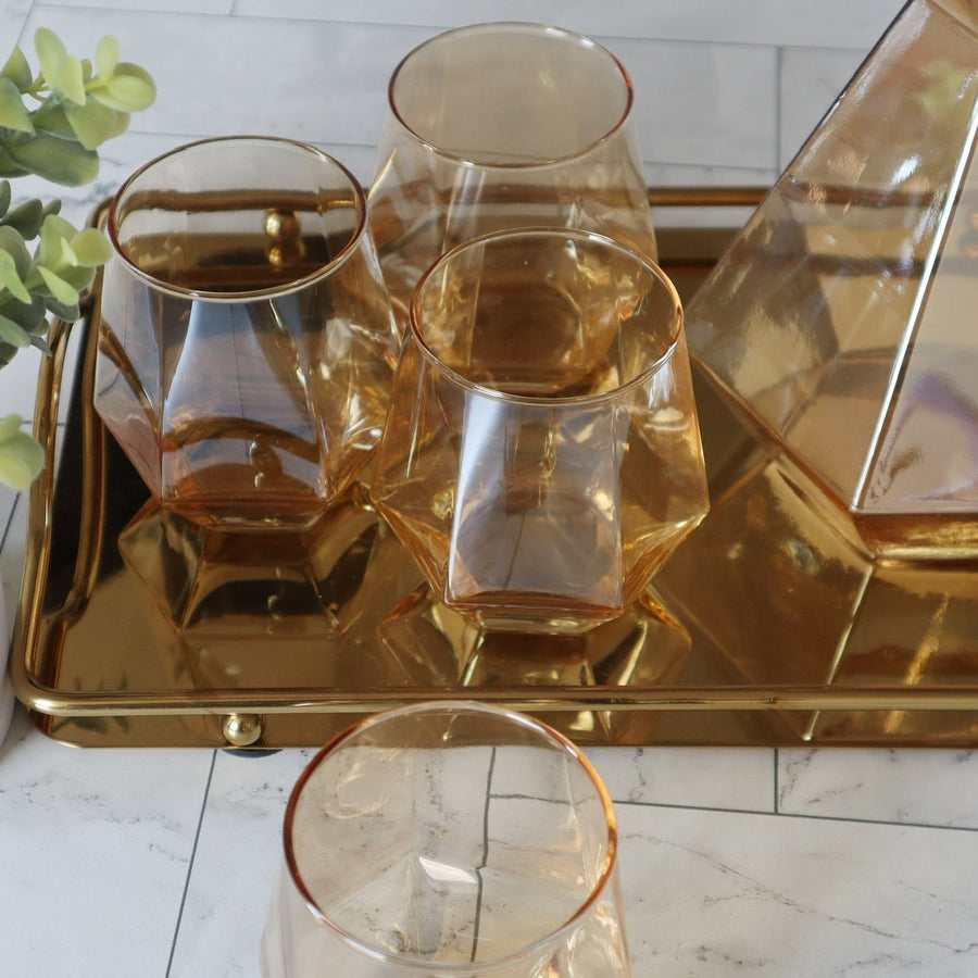 Yez Amber Pitcher and Cups - Tea + Linen
